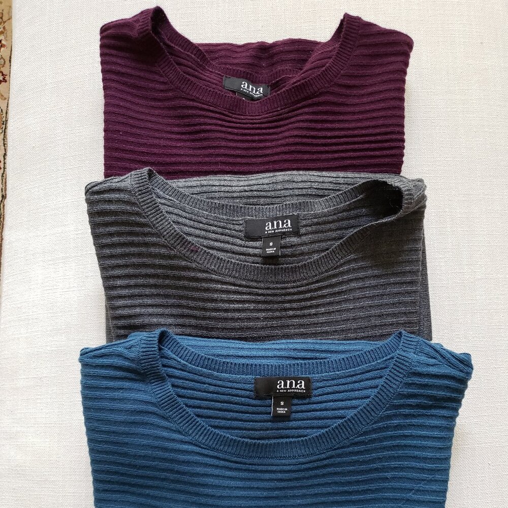 Lot of 3 tunic sweaters